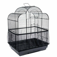 L Size Shell Skirt Mesh Cover Pet Bird Cage Guard Nylon Net Seed Catcher