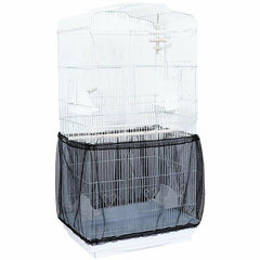 L Size Shell Skirt Mesh Cover Pet Bird Cage Guard Nylon Net Seed Catcher