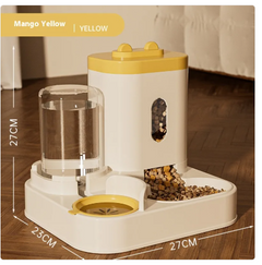 2-in-1 Automatic Pet Feeder & Water Dispenser for Dogs and Cats