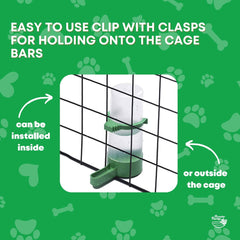 Rooster Farms 5x Bird Cage Water Dispenser Drinker for Pet Parrot Budgie Aviary