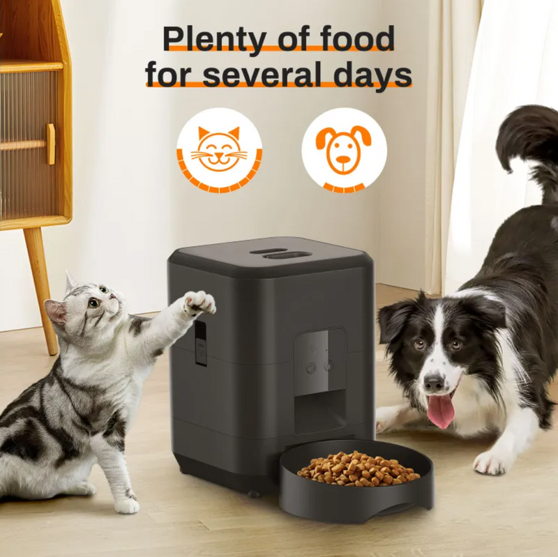 Smart Automatic Pet Feeder with Remote Control & Timer