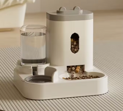 2-in-1 Automatic Pet Feeder & Water Dispenser for Dogs and Cats