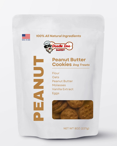 Homemade Peanut Butter Dog Cookies – 1/2 lb