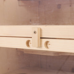 Cage pour hamsters souris petits rongeurs multi-niveaux 5 étages 10 plateformes bois de pin 60 x 40 x 120 cm