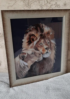 Wild cat Leos - PDF Counted Cross Stitch Pattern